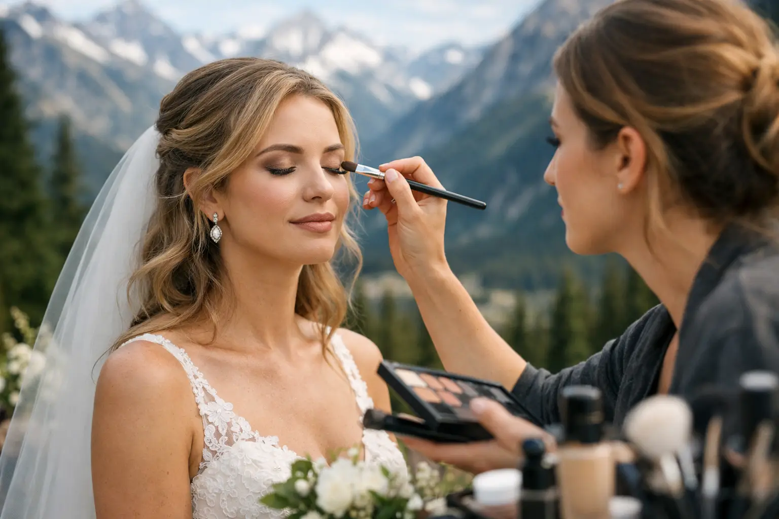 Choosing a Mountain Wedding Makeup Artist