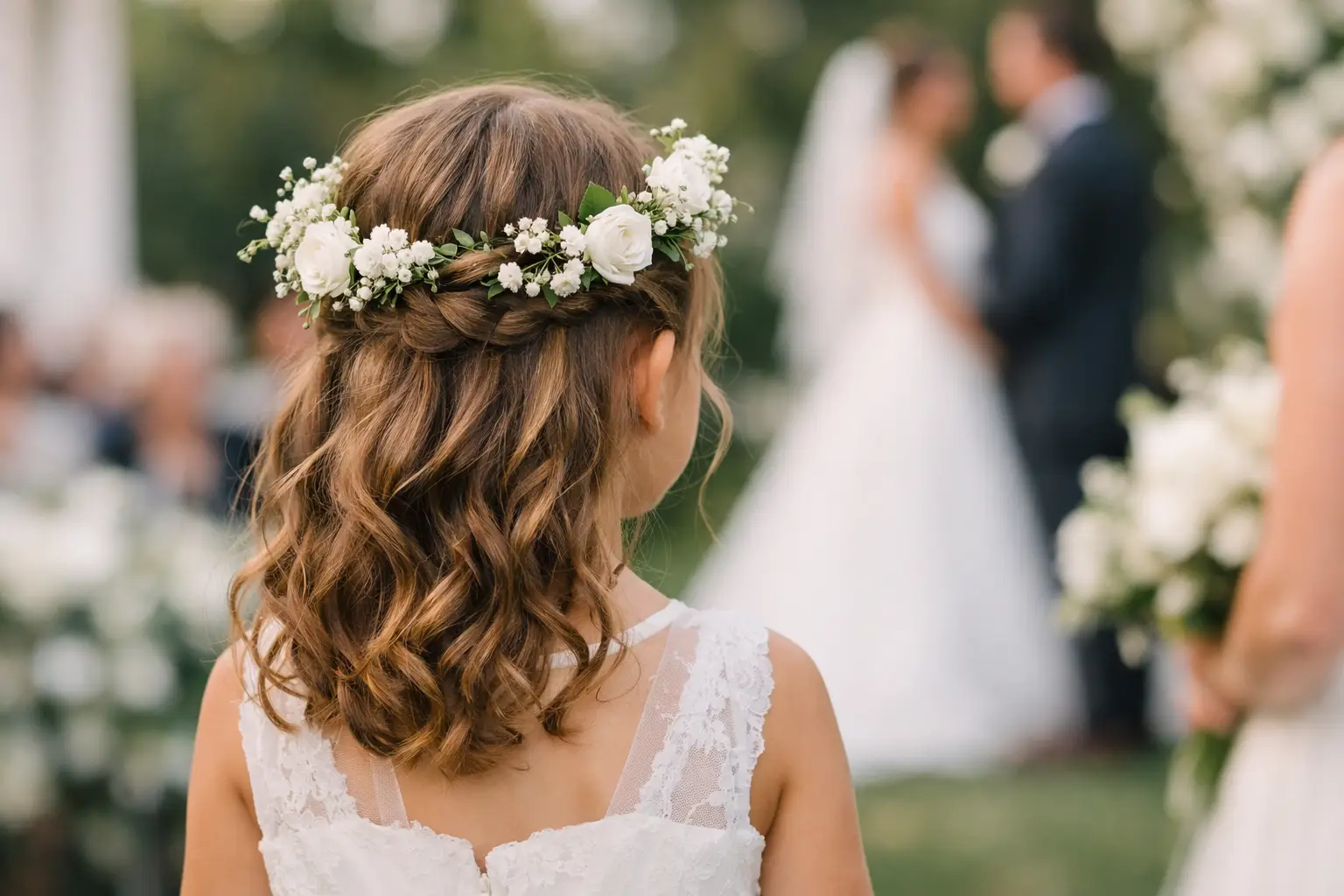 Flower Girl Wedding Hair Styles That Last