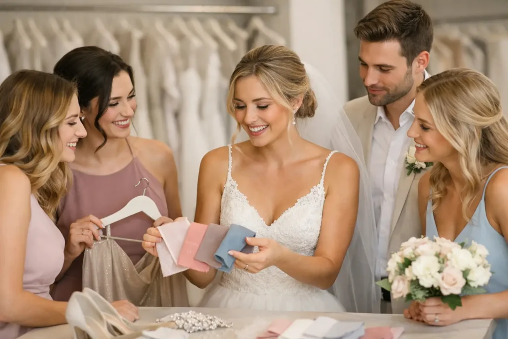 How to Coordinate Bridal Party Styling Well
