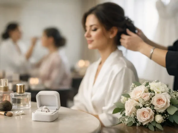 Wedding Morning Beauty Timeline That Feels Calm