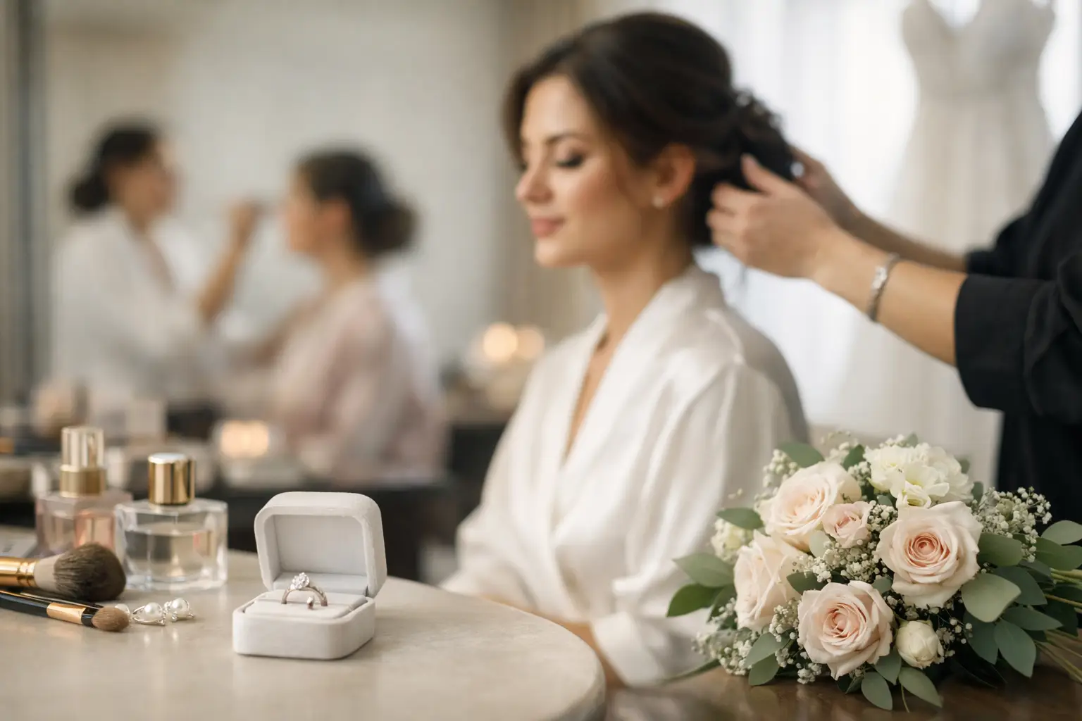 Wedding Morning Beauty Timeline That Feels Calm