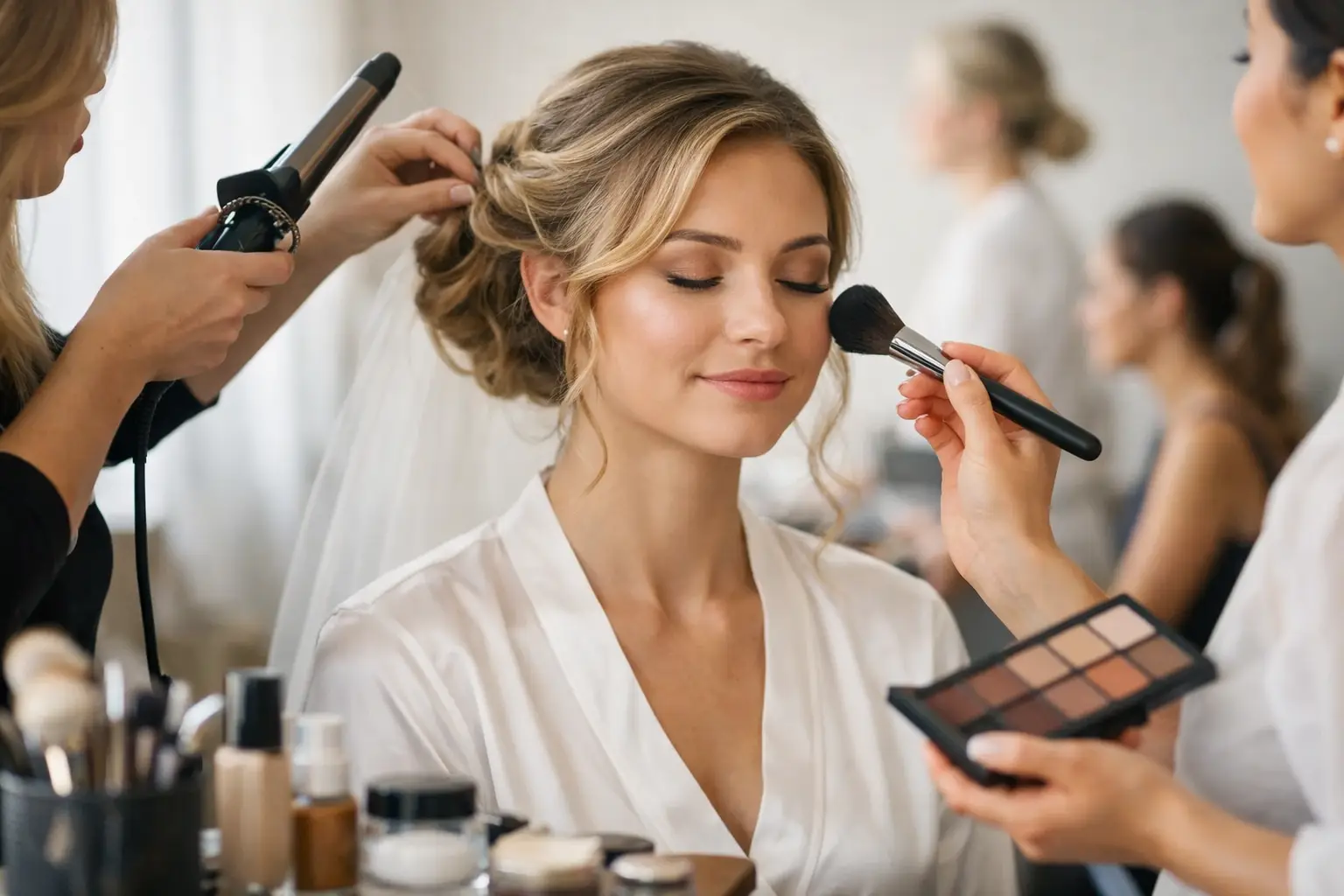 Why On Site Wedding Hair and Makeup Works